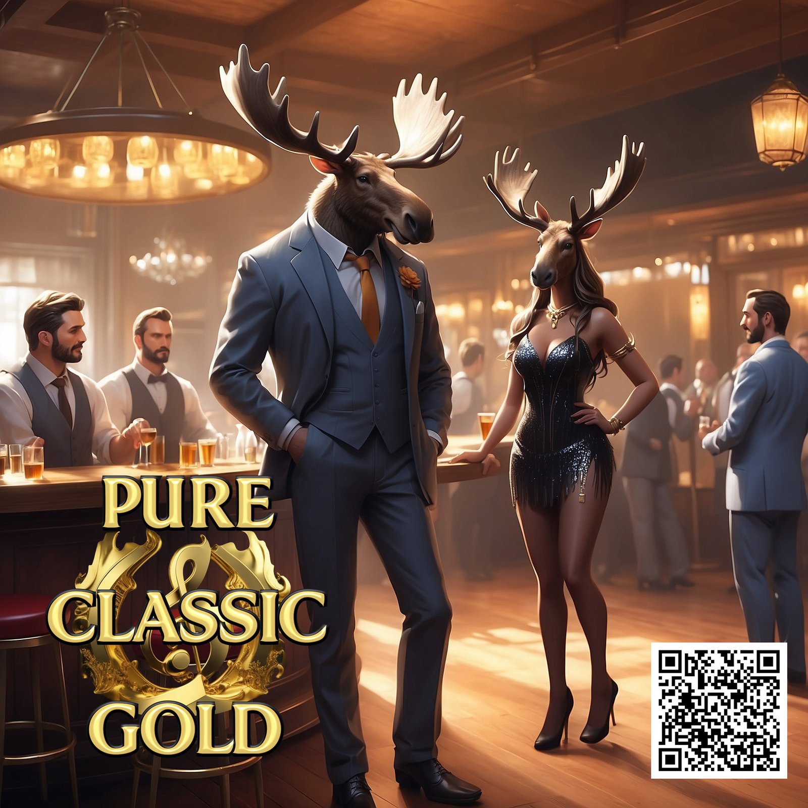Pure Classic Gold Moose Dance Party