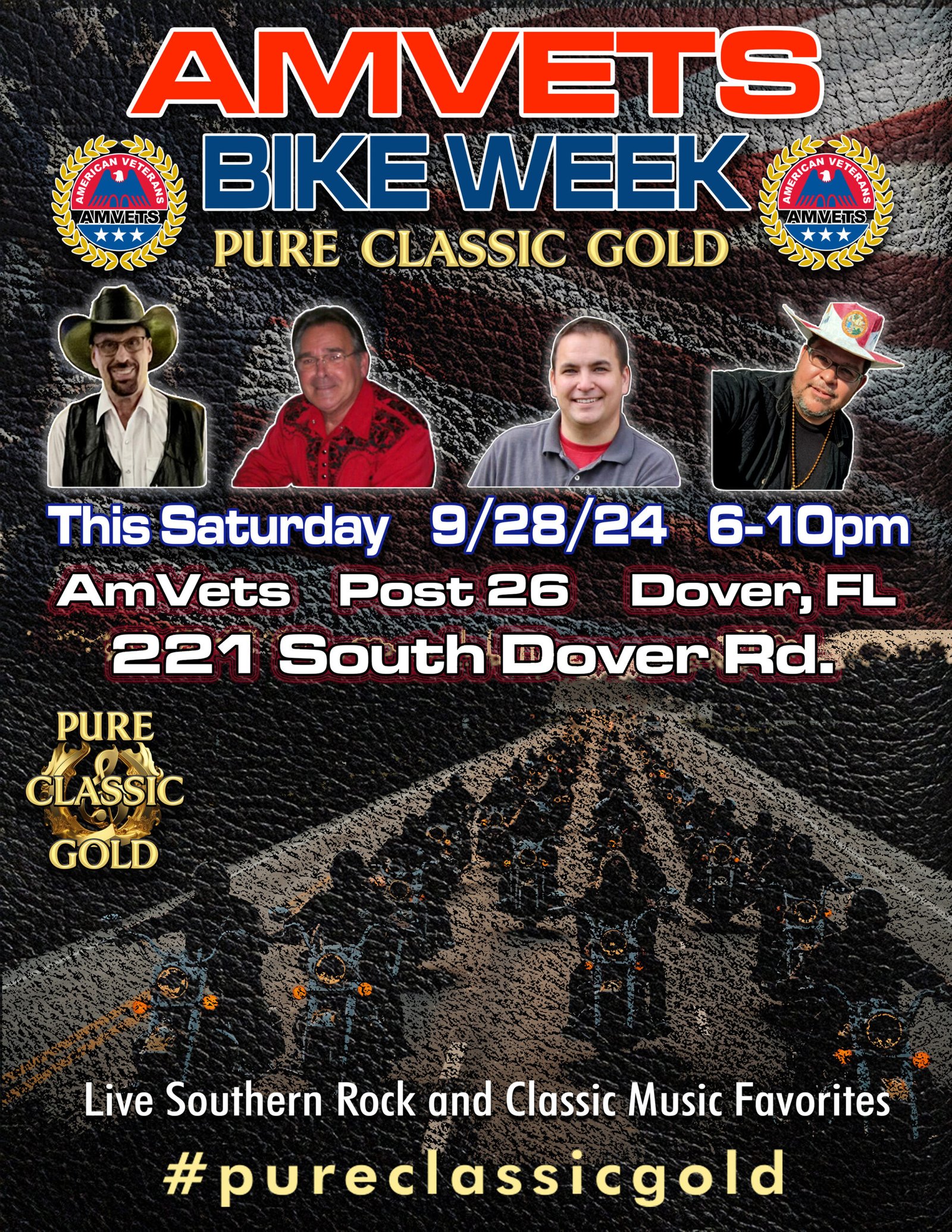Pure Classic Gold AMVETS Bikers Day