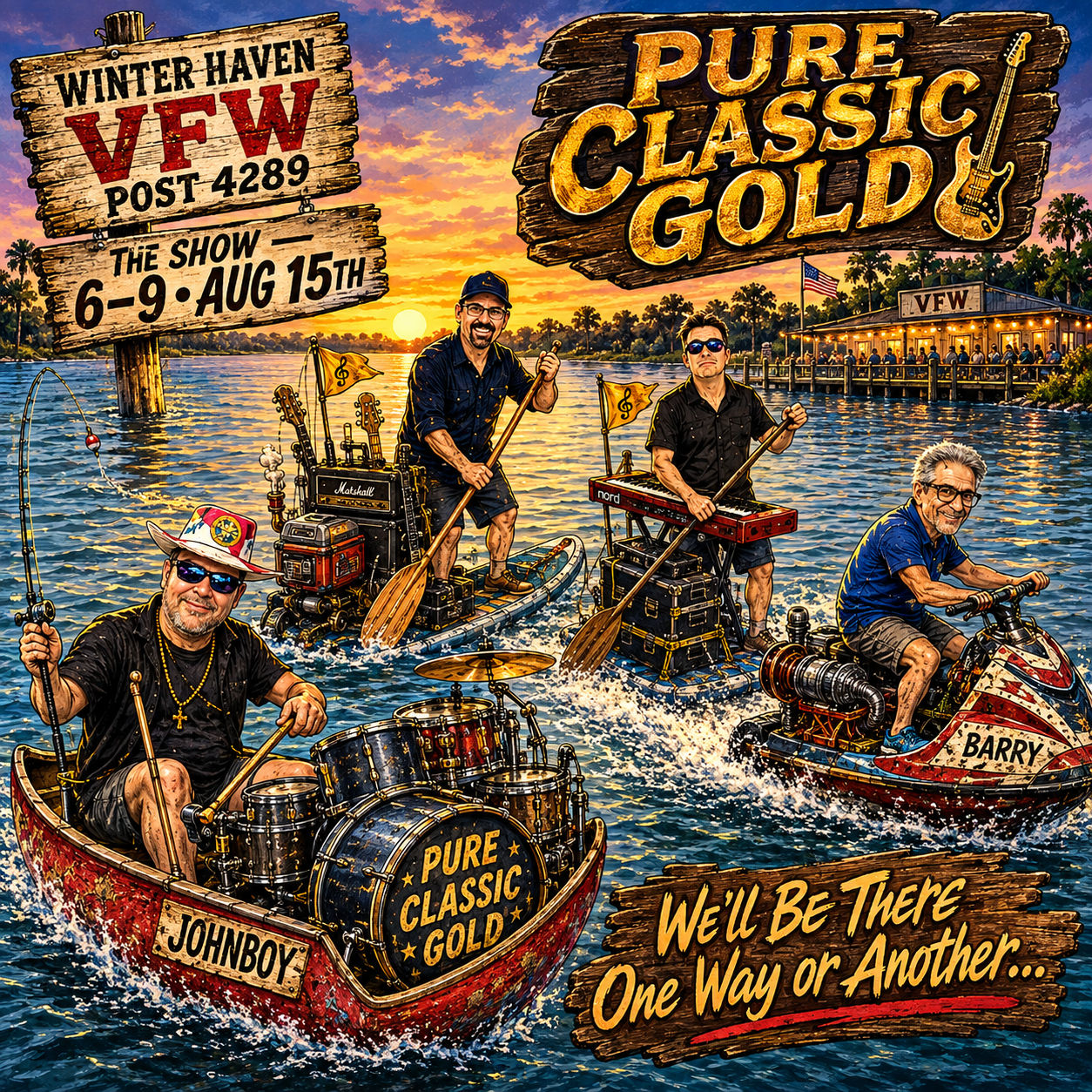 Pure Classic Gold live at Winter Haven VFW Post 4289 on August 15
