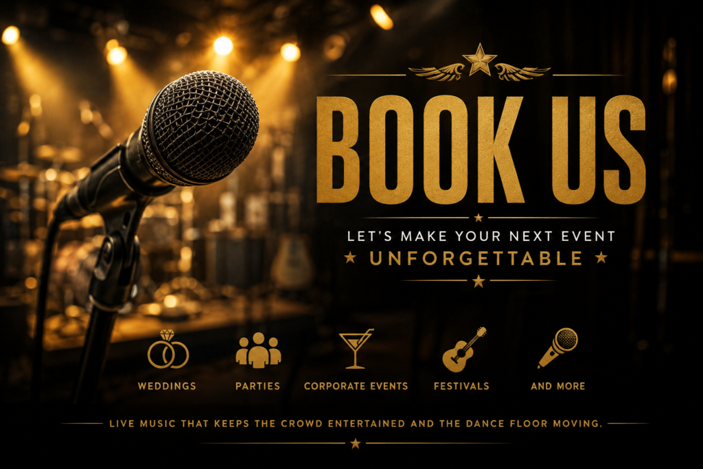 Pure Classic Gold live band booking for weddings, parties, corporate events and festivals in Florida